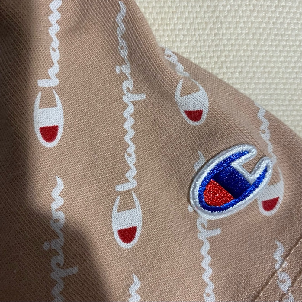 Champion Cropped Tee, All Over Logo - Picture 3 of 5